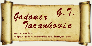 Godomir Taranković vizit kartica